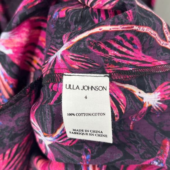 76. Ulla Johnson Caprice Dress Womens 4 Whimsigoth Fairy Boho Floral Coquette - Picture 9 of 9